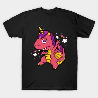 Sparkly Kawaii Dragicorn T-Shirt